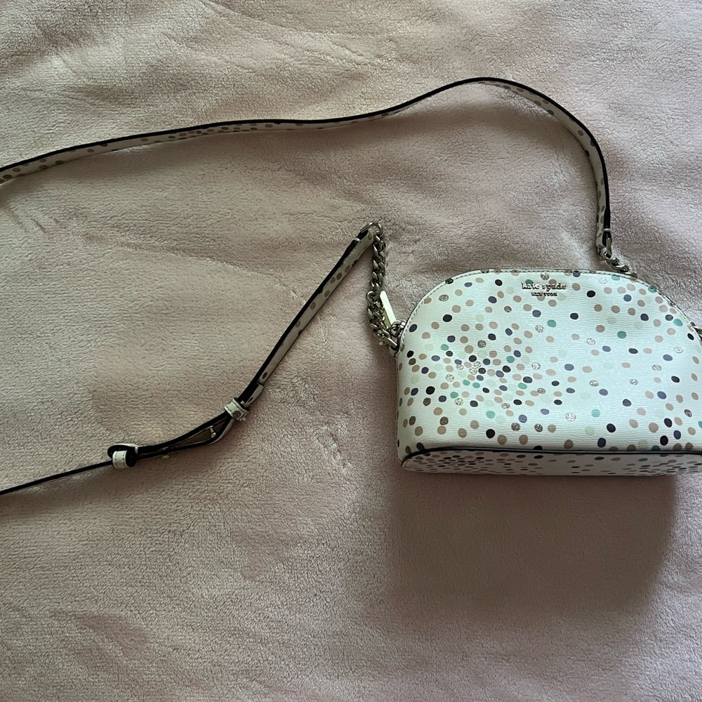 Kate Spade White Polka Dot Women's Bag - Picture 3 of 6